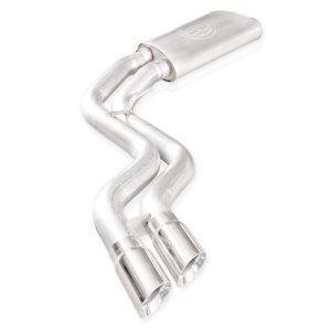Ford F-150 Performance Exhaust - Front Passenger Rear Tire Exit - Stainless Works - Cat Back - `10-`14